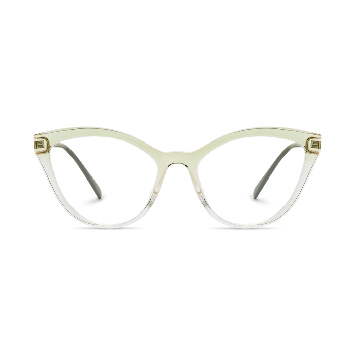 Eydology Zaylee Gradient Grass Green Glasses 2