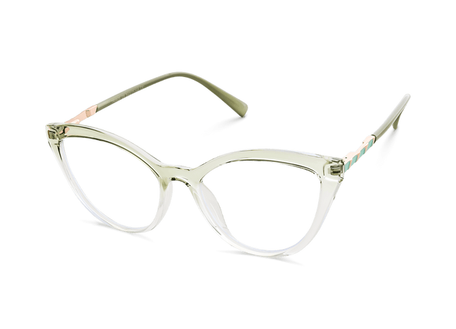 Eydology Zaylee Gradient Grass Green Glasses 3