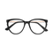 Eydoloofy Hallie Black Women's Cat Eye Glasses 1