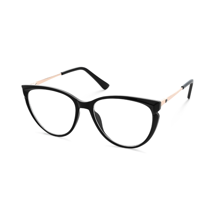 Eydoloofy Hallie Black Women's Cat Eye Glasses 3