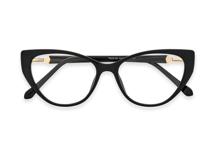 Eydoloy Destiny Black Cat Eye Glasses 1