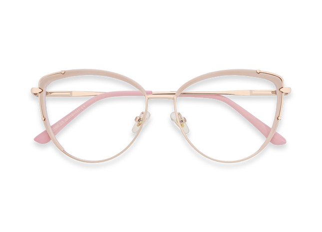 Gracie Pink Cat Eye Glasses 1
