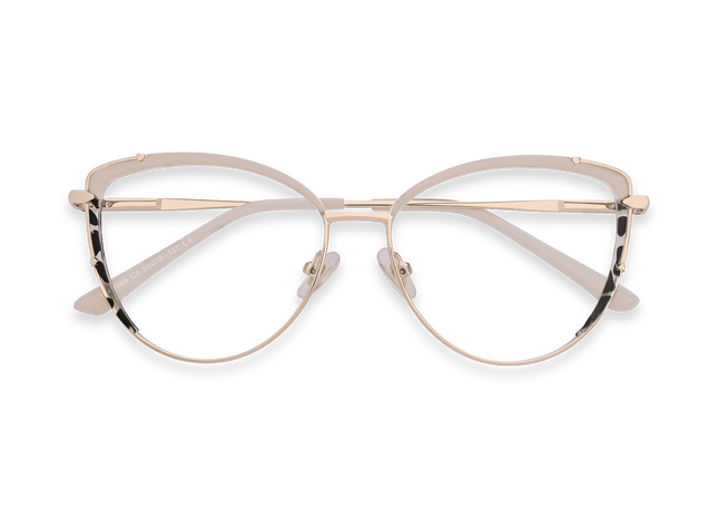 Gracie Semi Dusty Pink Cat Eye Glasses 1