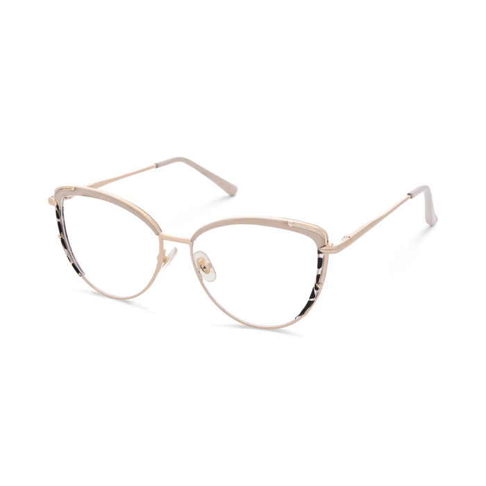 Gracie Semi Dusty Pink Cat Eye Glasses 3