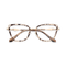 Hailey Gold/Tortoise Cat Eye Glasses-Front View 1