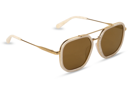  Halle gold ivory frame gold mirror lens 2