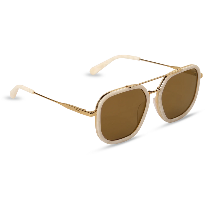  Halle gold ivory frame gold mirror lens 2
