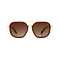 Halle gold maroon frame brown gradient lens 1