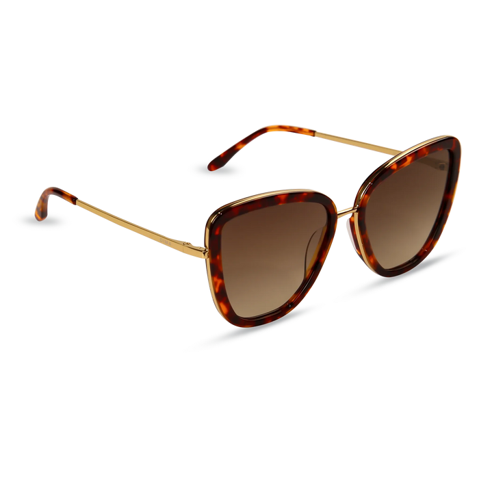 Isla gold dark tortoise frame brown gradient lens 2