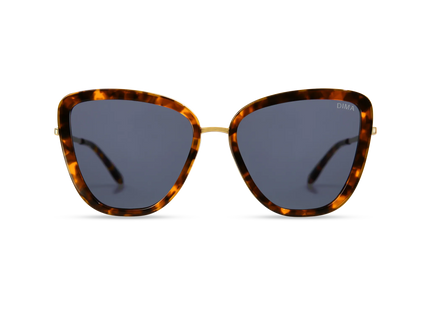 Isla gold dark tortoise frame dark blue lens 1