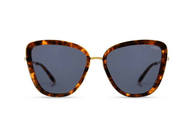 Isla gold dark tortoise frame dark blue lens 1