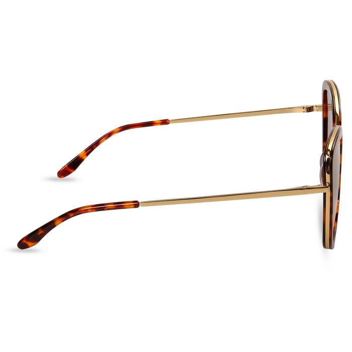 Isla gold dark tortoise frame dark blue lens 3