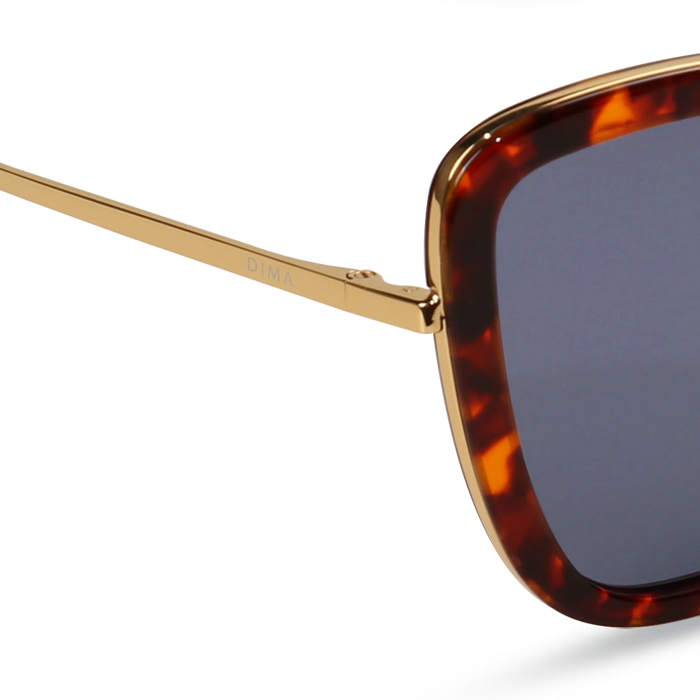 Isla gold dark tortoise frame dark blue lens 4