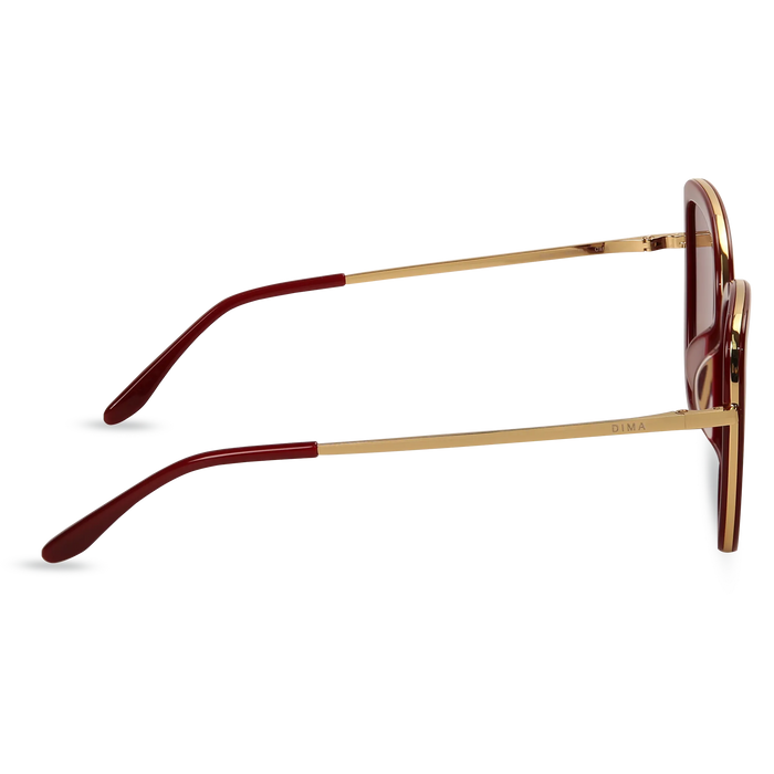  Isla gold maroon frame brown gradient lens 3