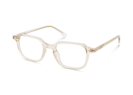 Jake Light Champagne Men's Rectangle Glasses 3