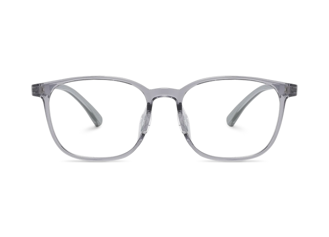 Maple Crystal Grey Square Kids Glasses 1