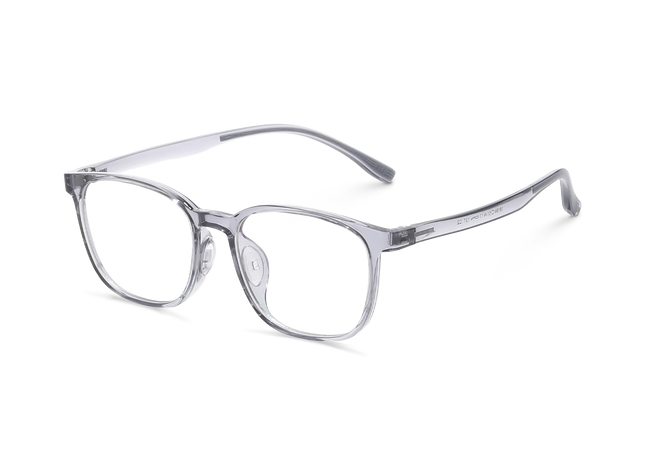 Maple Crystal Grey Square Kids Glasses 2