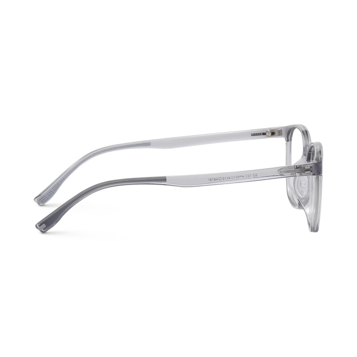 Maple Crystal Grey Square Kids Glasses 4