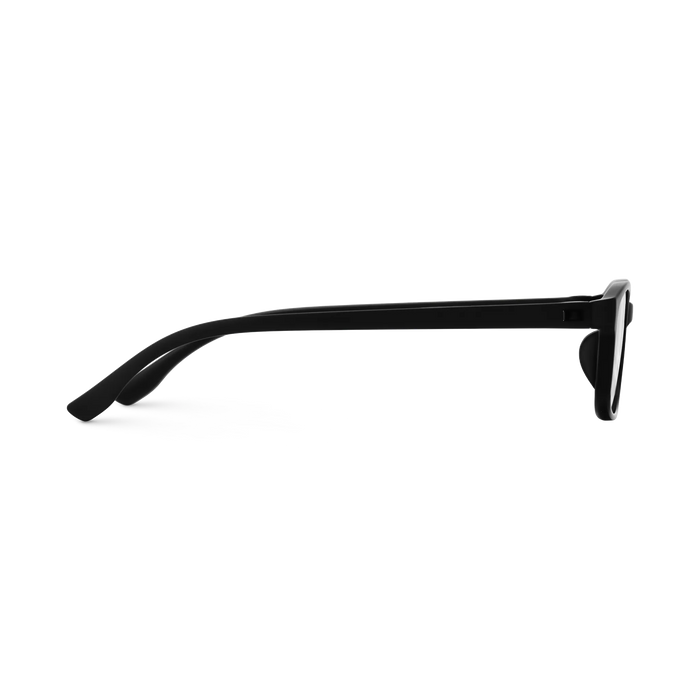 Milo Side view of black full-rim eyeglasses 6