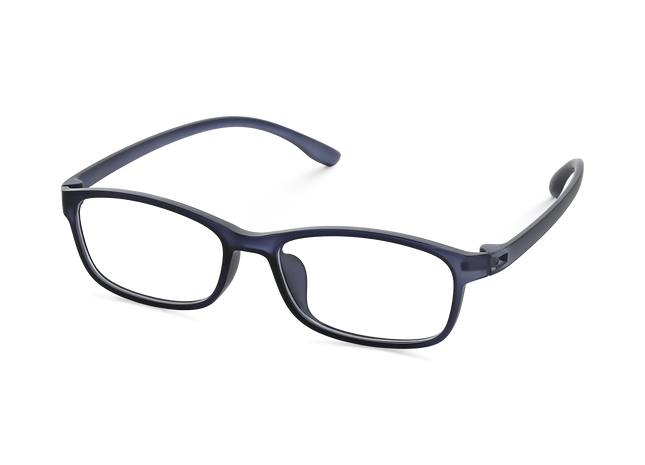 Milo angled view of dark blue full-rim  glasses 5