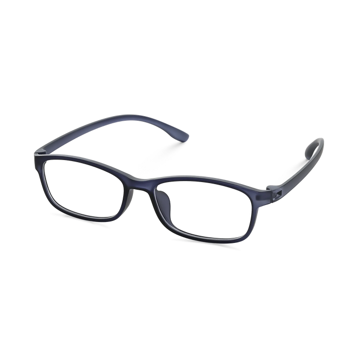 Milo angled view of dark blue full-rim  glasses 5