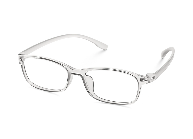 Milo side view of clear full-rim eyeglasses 5