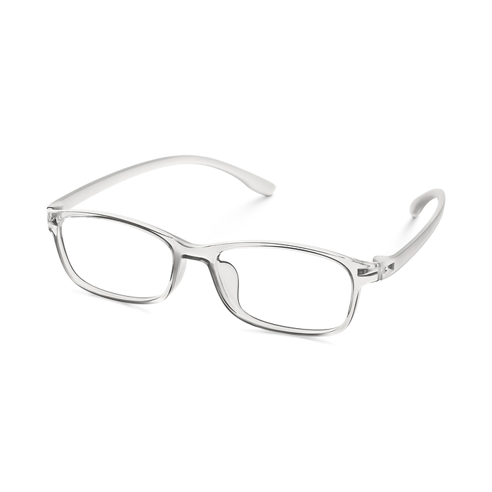 Milo side view of clear full-rim eyeglasses 5