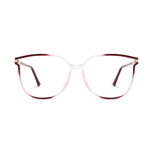 Naomi Burgundy Gradient Women's Cat Eye Glasses 2