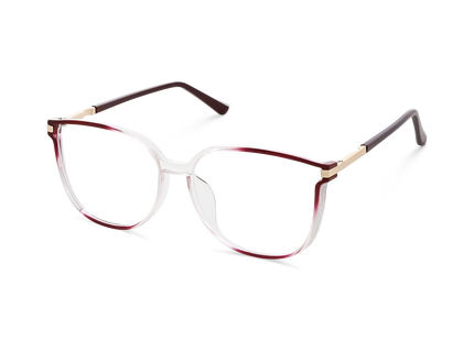 Naomi Burgundy Gradient Women's Cat Eye Glasses 3