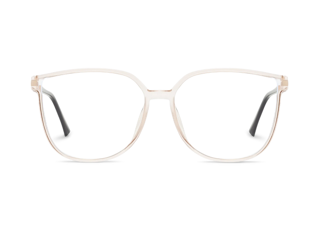 Naomi Crystal Champagne Women's Cat Eye Glasses 2