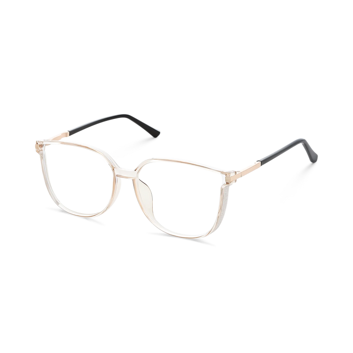Naomi Crystal Champagne Women's Cat Eye Glasses 3
