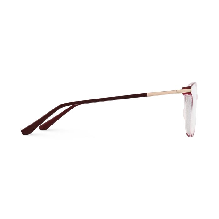 Naomi Crystal Red Gradient Women's Cat Eye Glasses 4