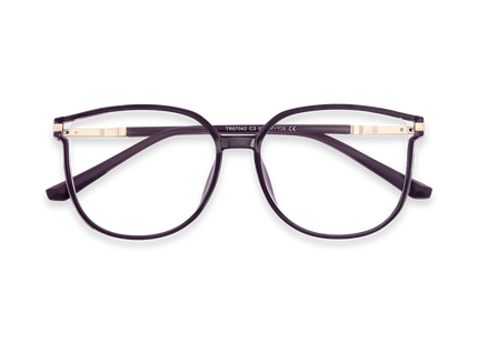 Naomi Dark Purple Women's Cat Eye Glasses 1