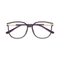 Naomi Dark Purple Women's Cat Eye Glasses 1