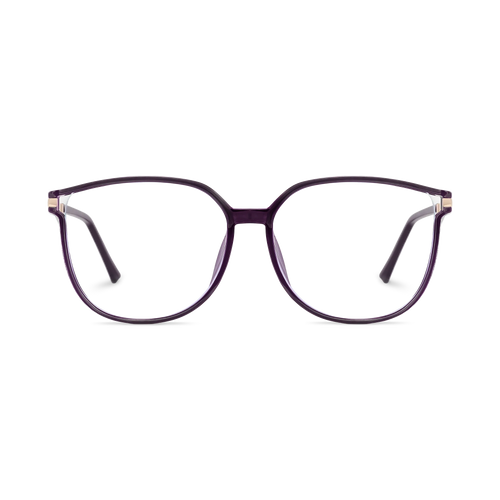 Naomi Dark Purple Women's Cat Eye Glasses 2