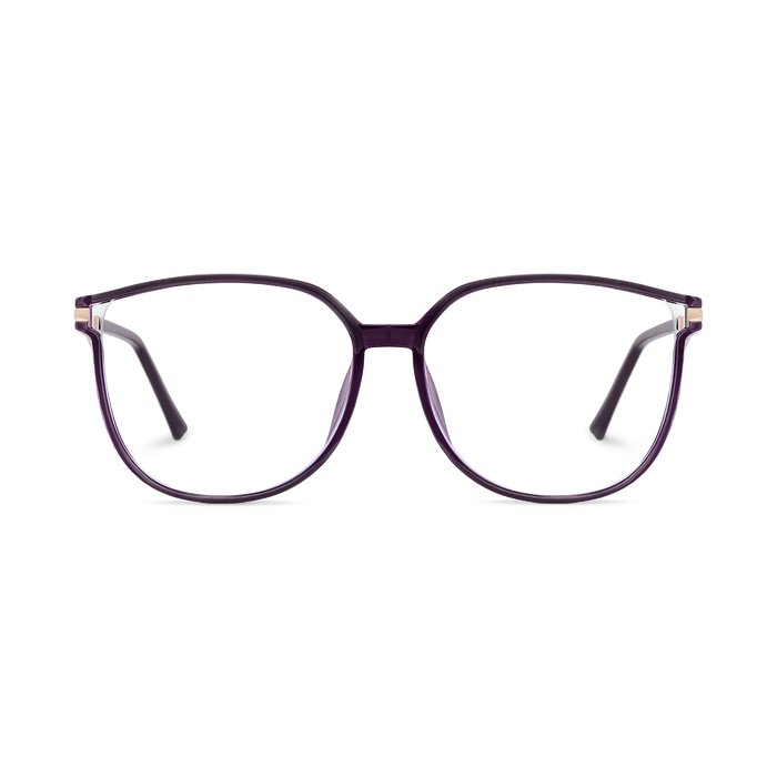 Naomi Dark Purple Women's Cat Eye Glasses 2
