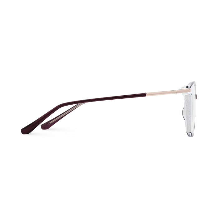Naomi Dark Purple Women's Cat Eye Glasses 3