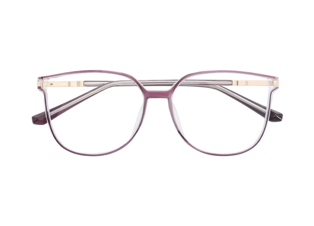Naomi Light Purple Women's Cat Eye Glasses 1