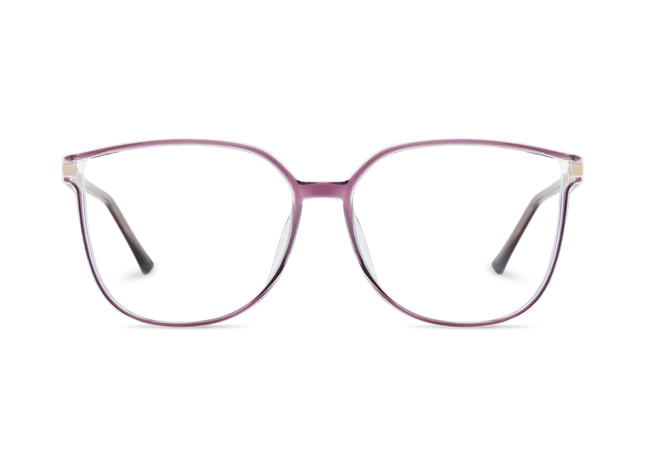 Naomi Light Purple Women's Cat Eye Glasses 2
