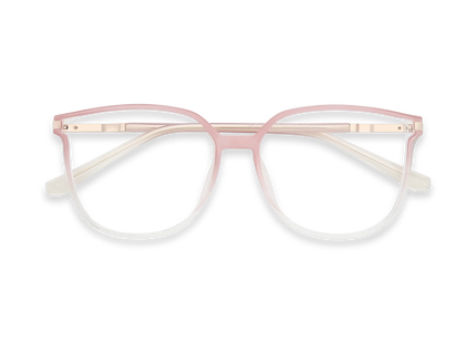 Naomi Pink Gradient Women's Cat Eye Glasses 1