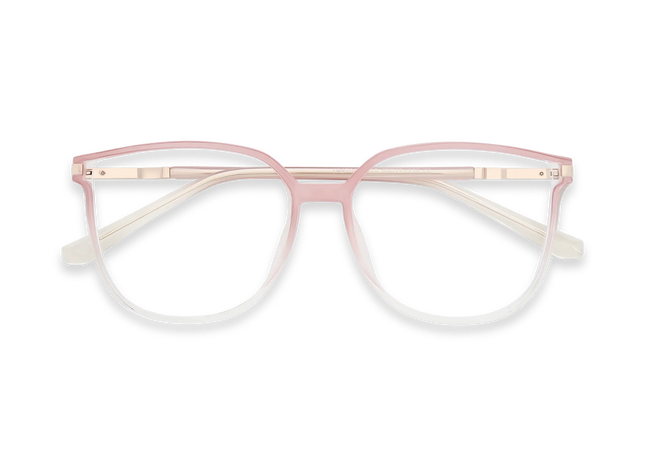 Naomi Pink Gradient Women's Cat Eye Glasses 1