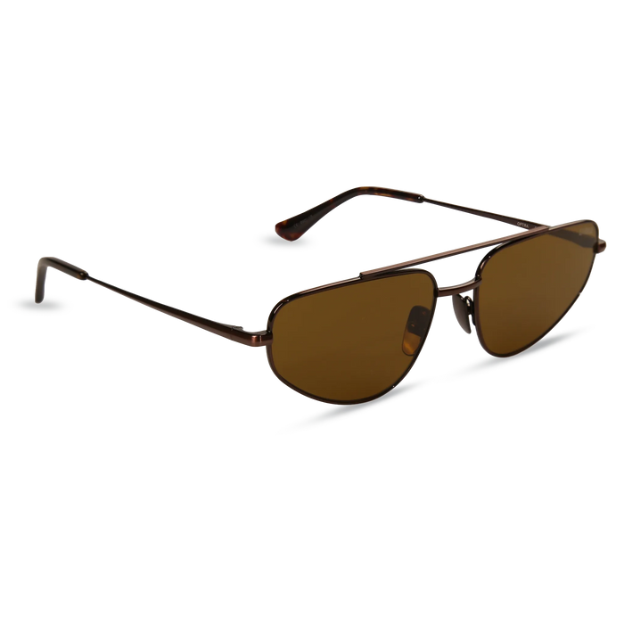 Optra brown dark tortoise frame black lens 2