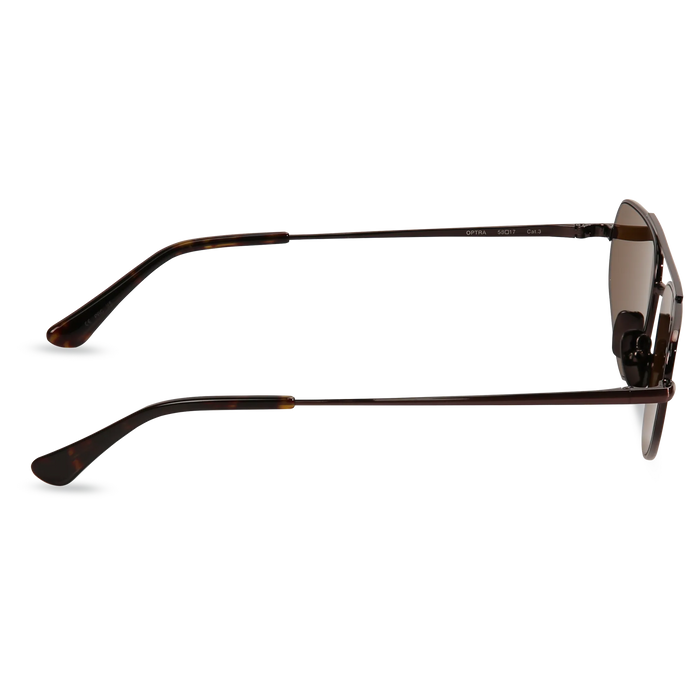 Optra brown dark tortoise frame black lens 3