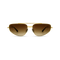 Optra gold dark tortoise frame brown gradient lens 1
