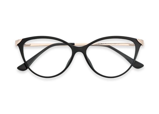 Paxton Black Round Glasses 1