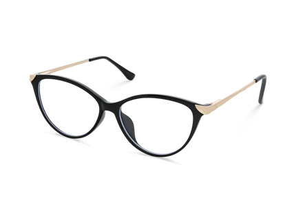 Paxton Black Round Glasses 3