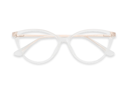 Paxton Clear Round Glasses-Front View 1