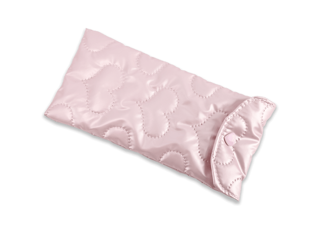 Pink heart-patterned storage bag 01