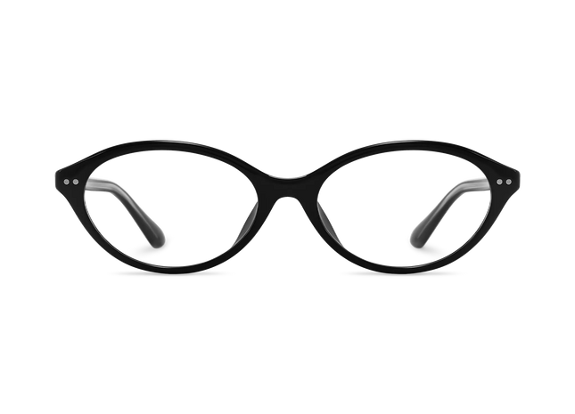 Piper Black Round Glasses 2