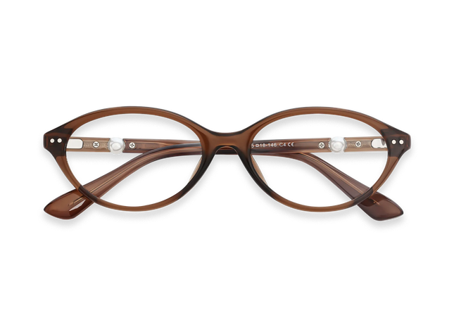 Piper Dark Brown Round Glasses 1